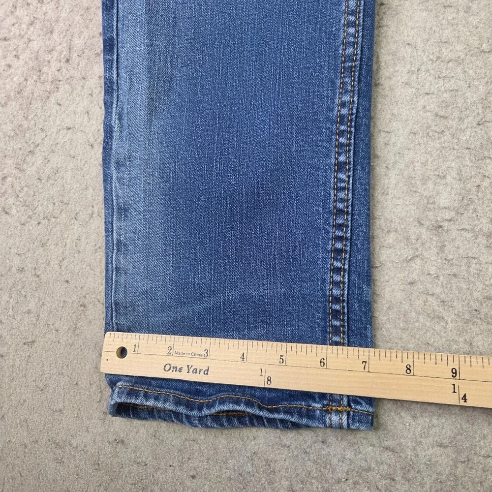 Banana Republic Athletic Jeans Mens 33x32 Blue Whisker Stretch Denim